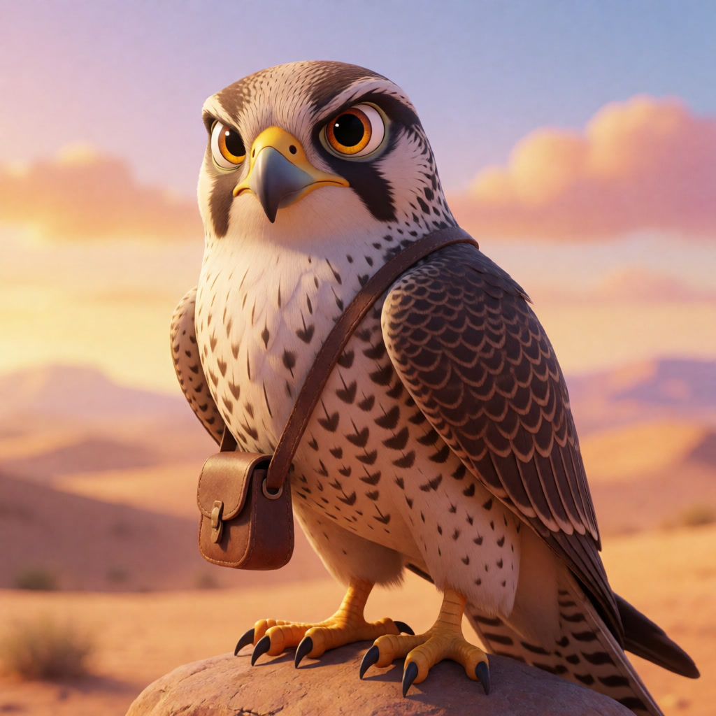 Saqr, portrait