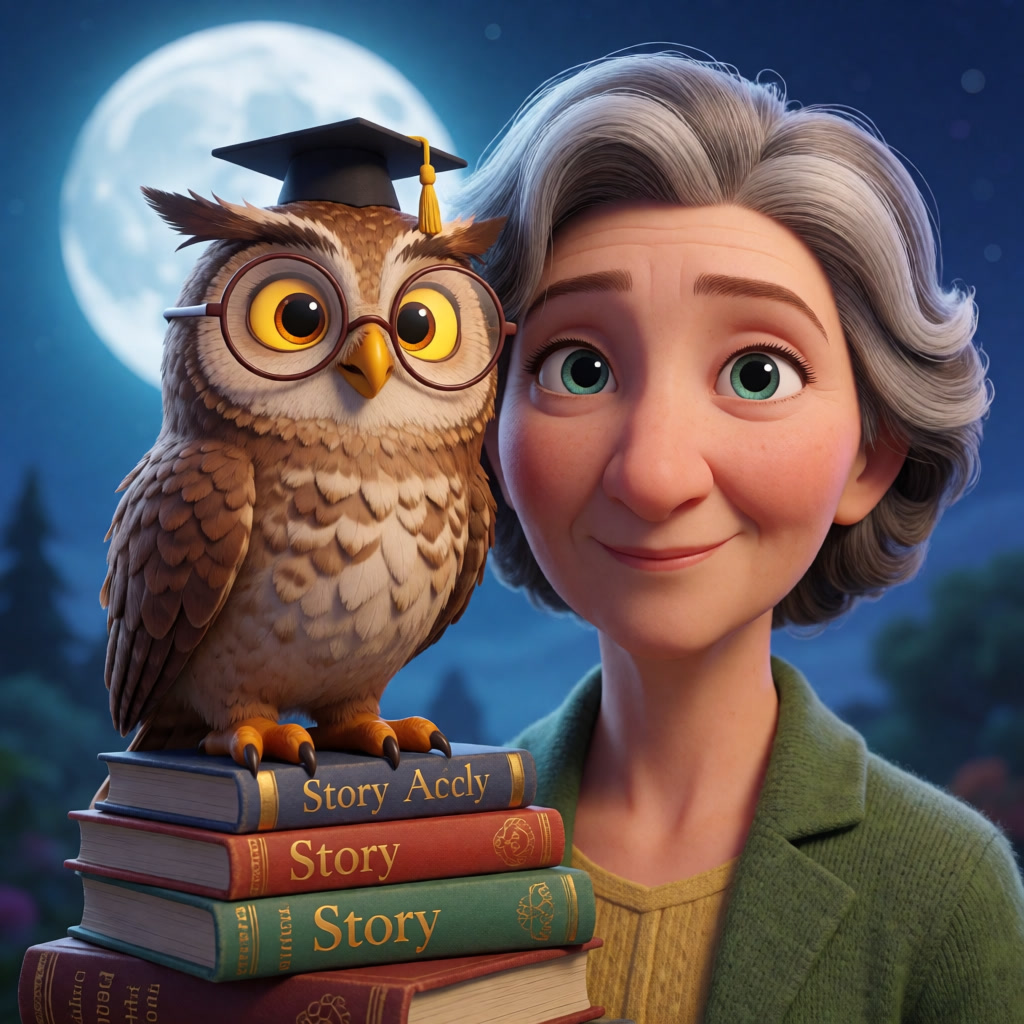 Professor Hoot, portrait