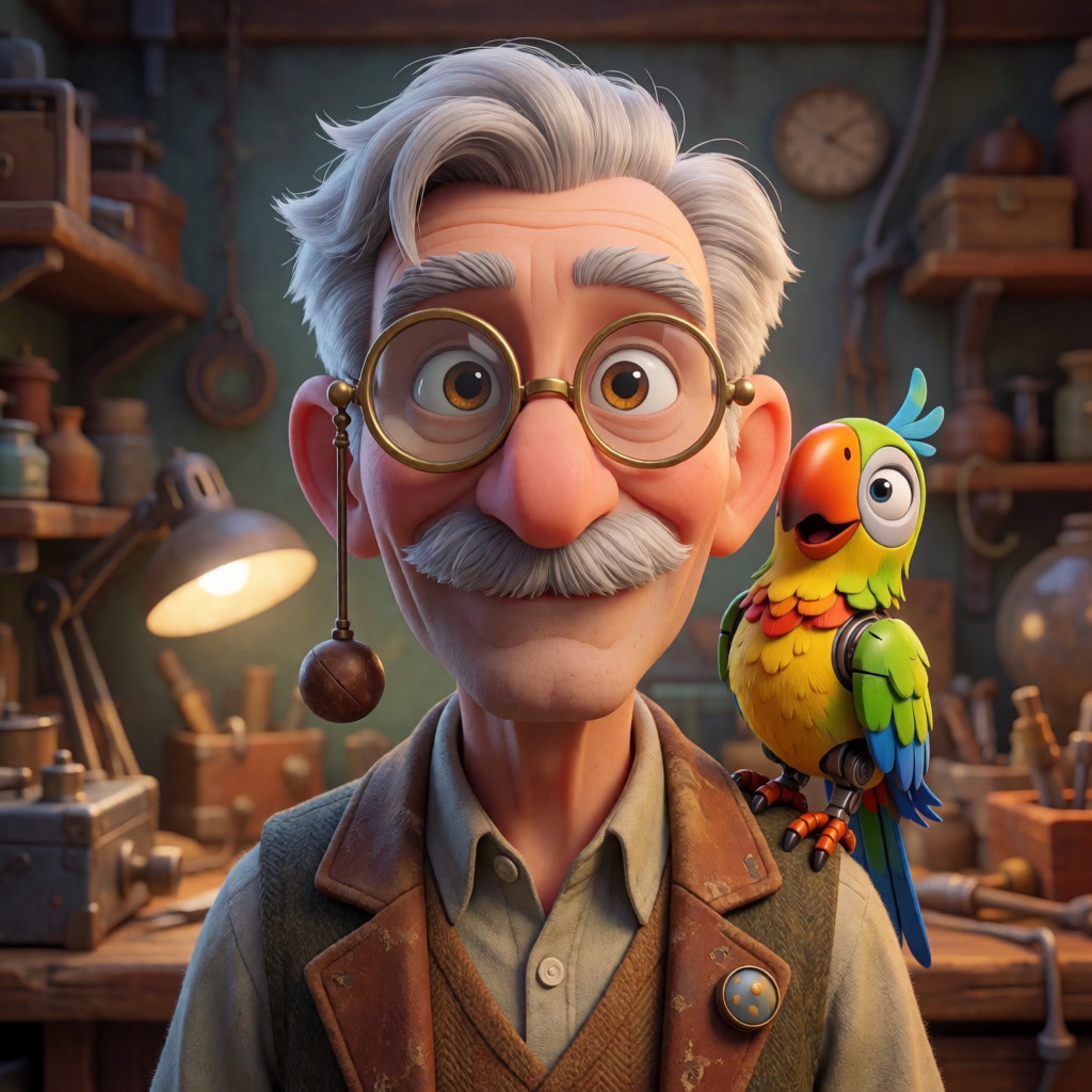 Mr. Tinker, portrait
