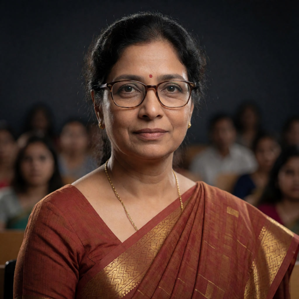 Professor Asha, portrait