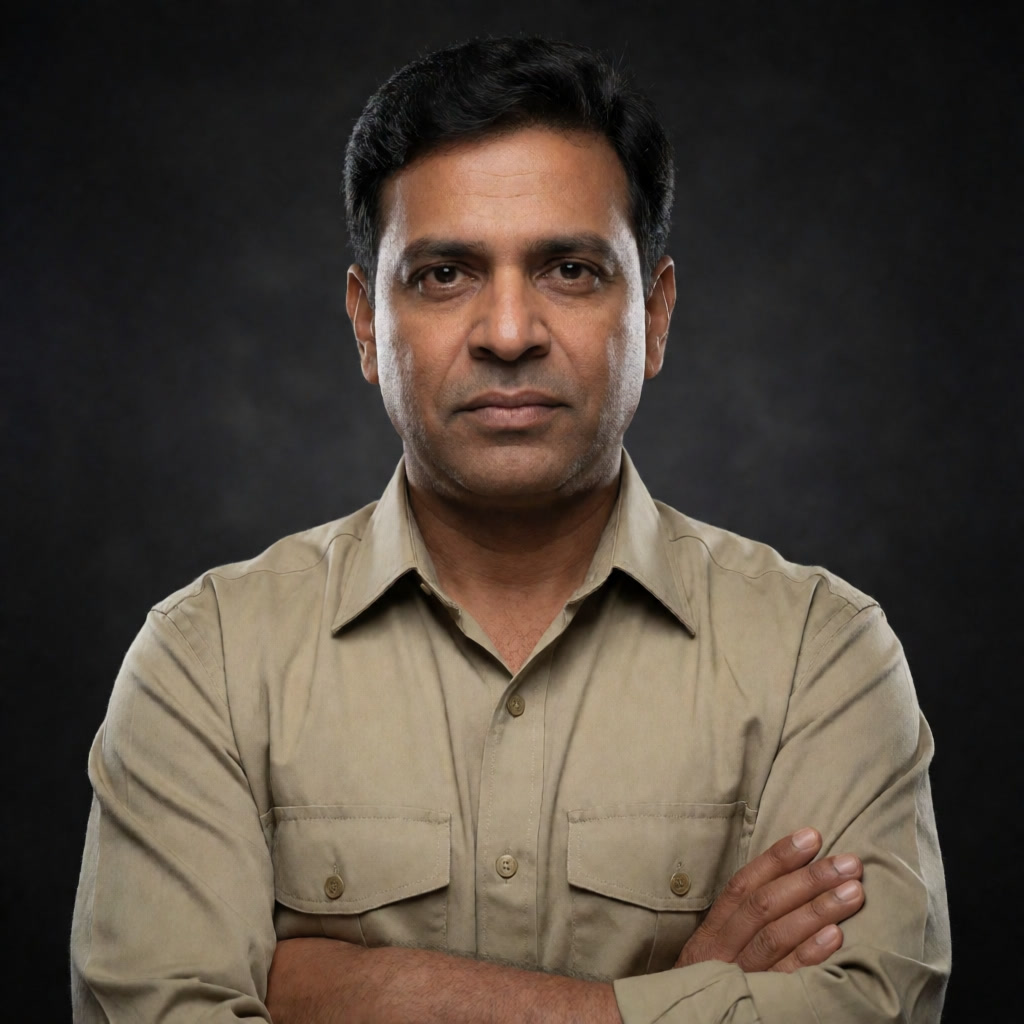 Inspector Vikram, portrait