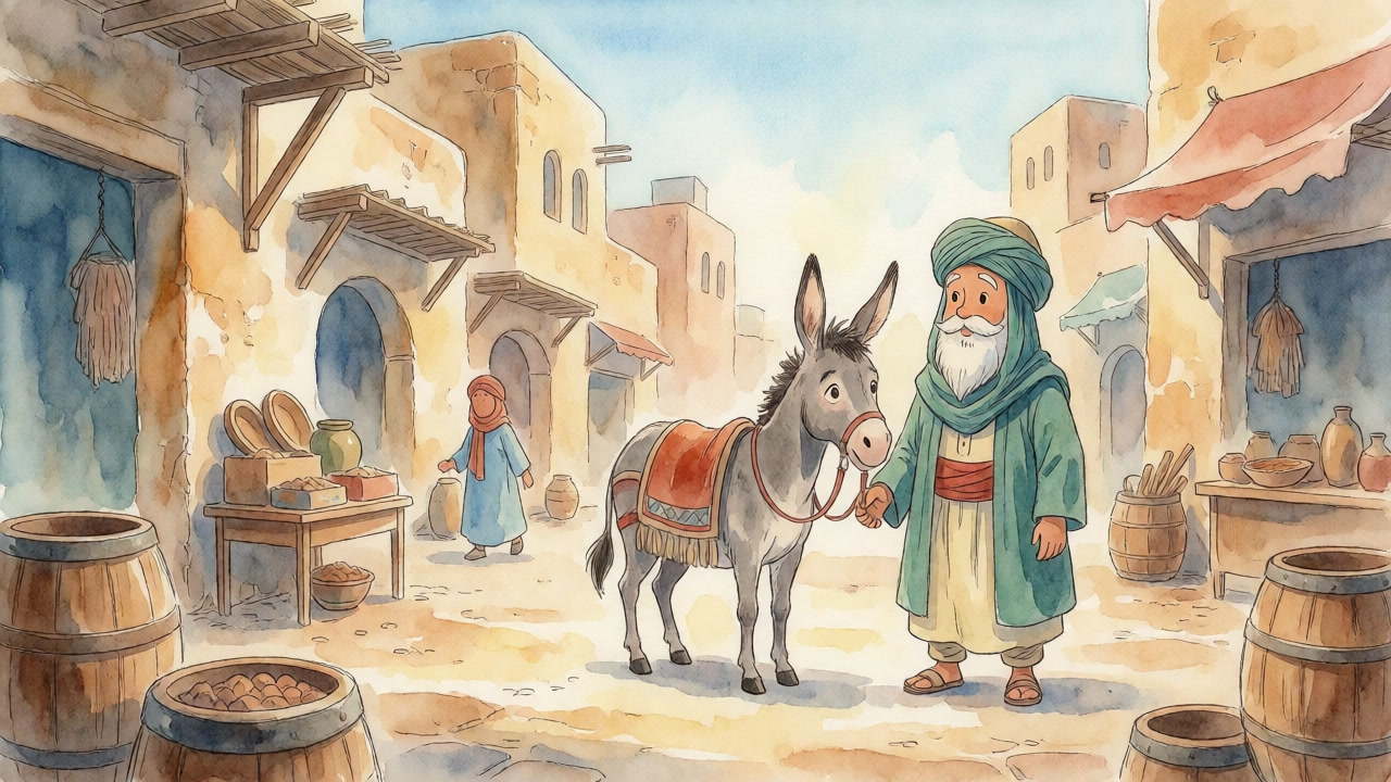 Cover for Juha and the Donkey's Shadow