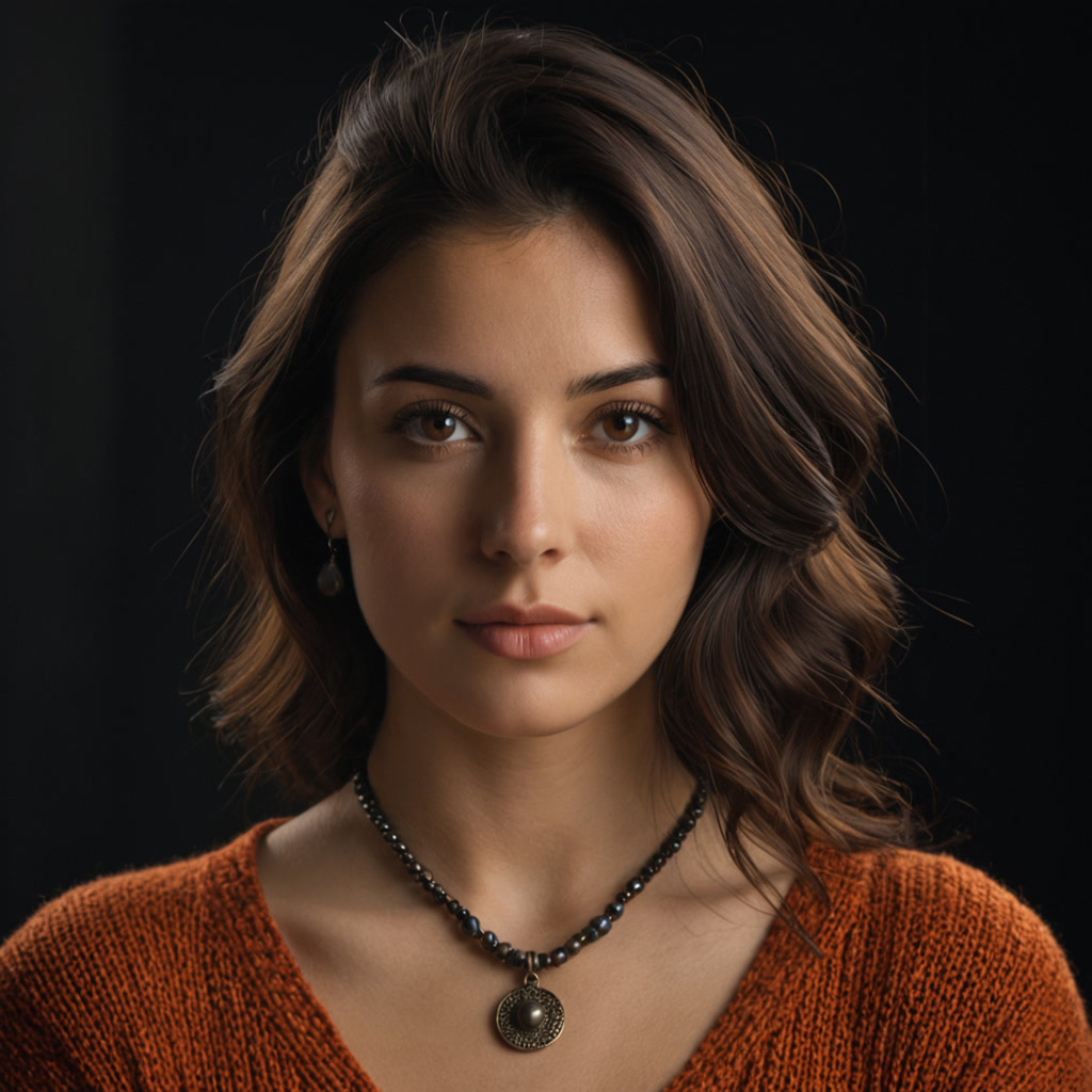 Mia, portrait