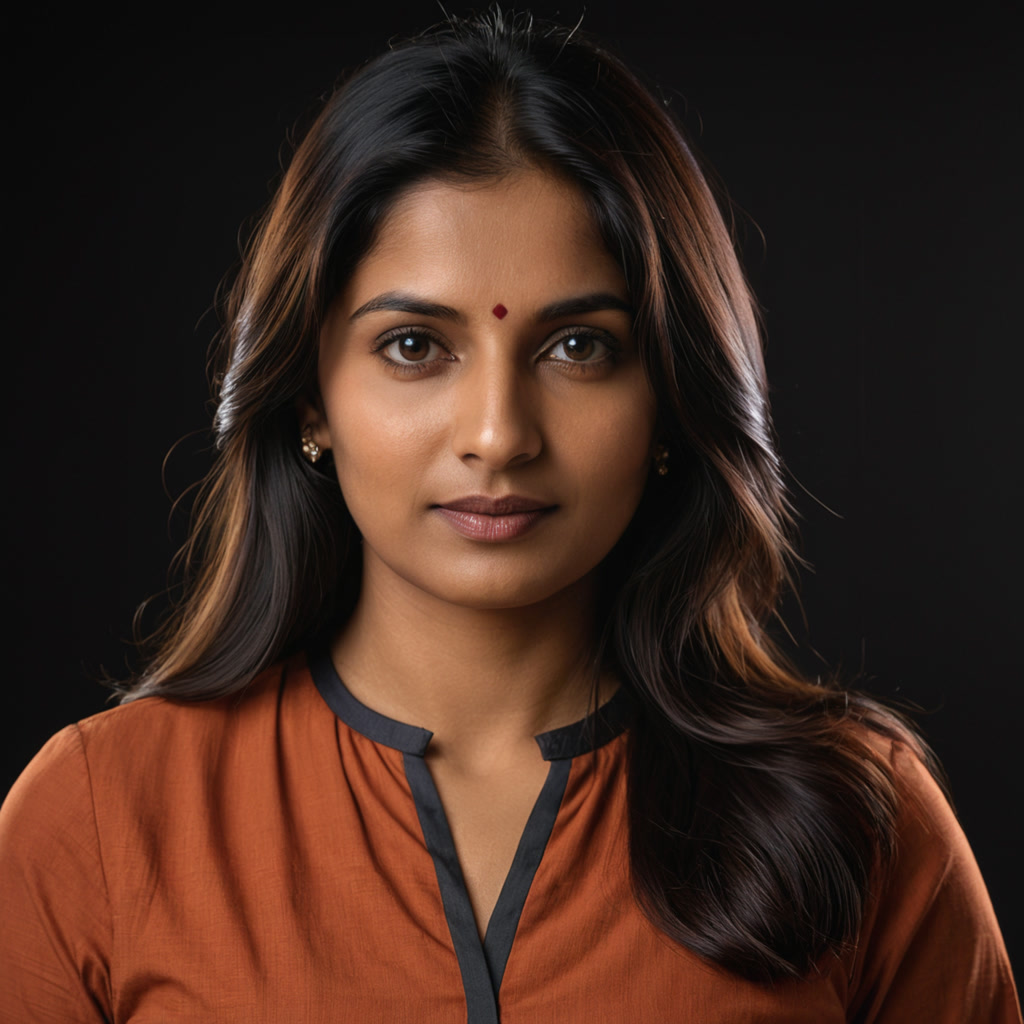 Pooja, portrait